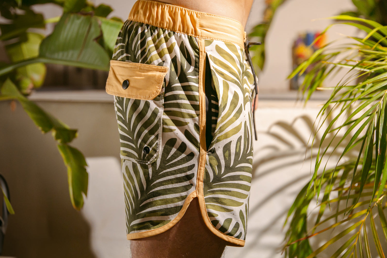 La Selva Habla — Tropical Hybrid Boardshort — TCR Aquatech™ Technical Nylon
