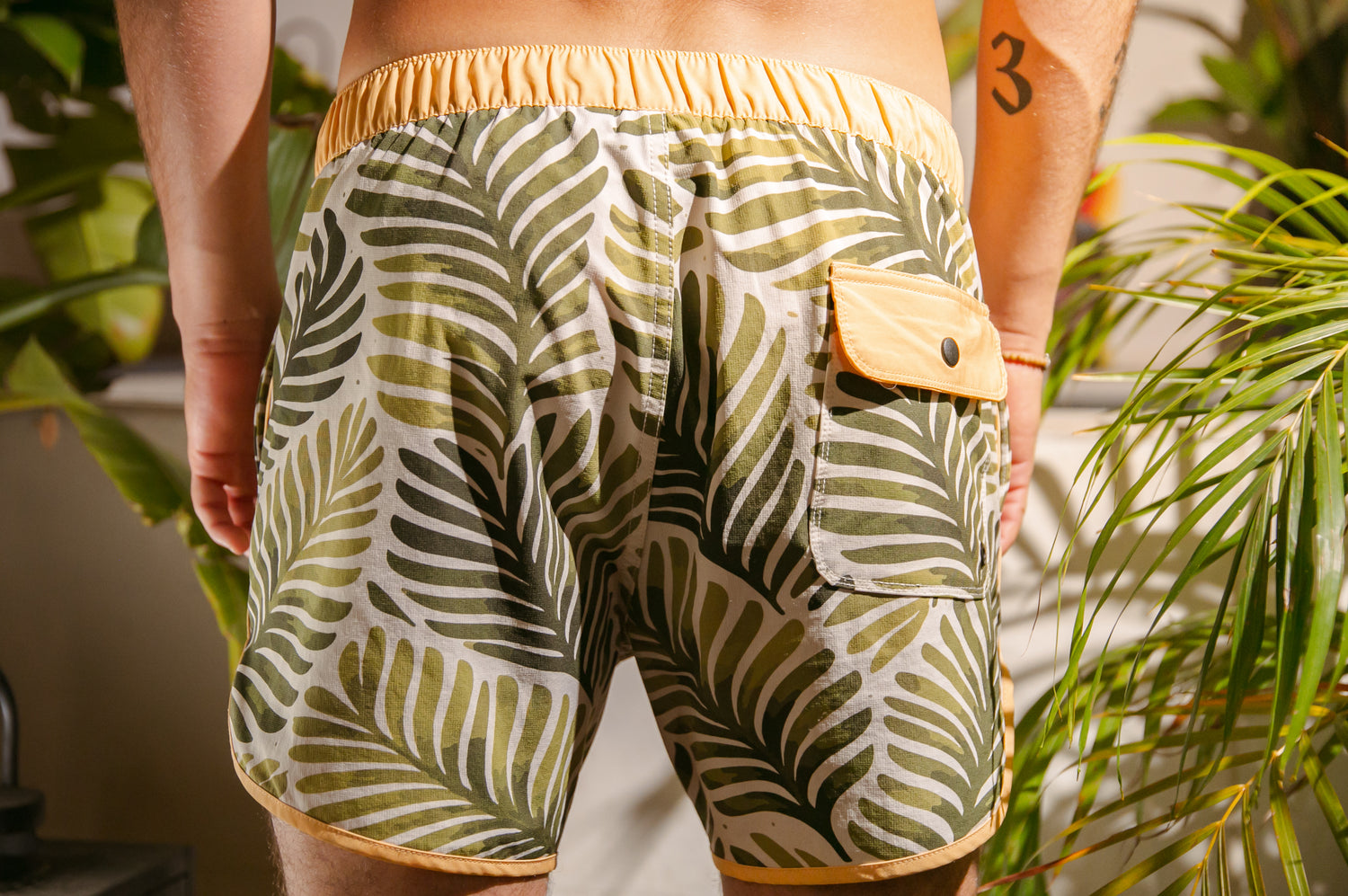 La Selva Habla — Tropical Hybrid Boardshort — TCR Aquatech™ Technical Nylon
