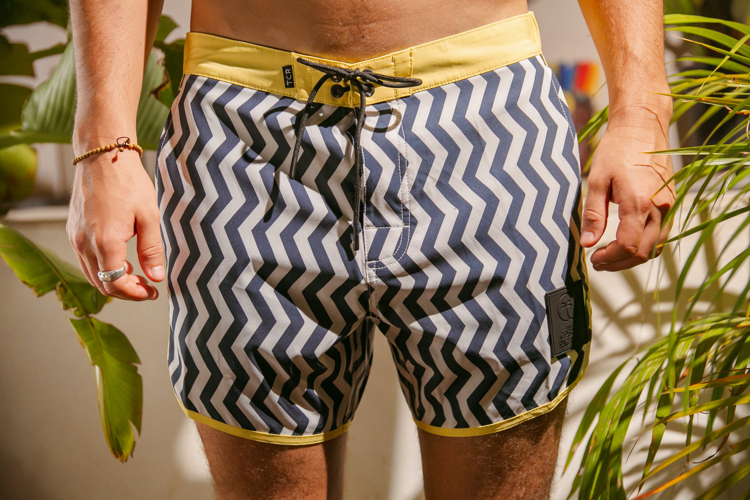 Caribe Zig Zag — Tropical Hybrid Boardshort — TCR ReWave™ Recycled Poly